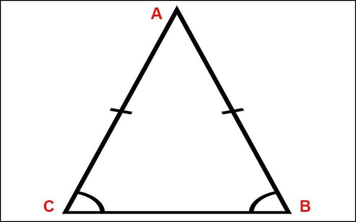 Chu vi hình tam giác cân