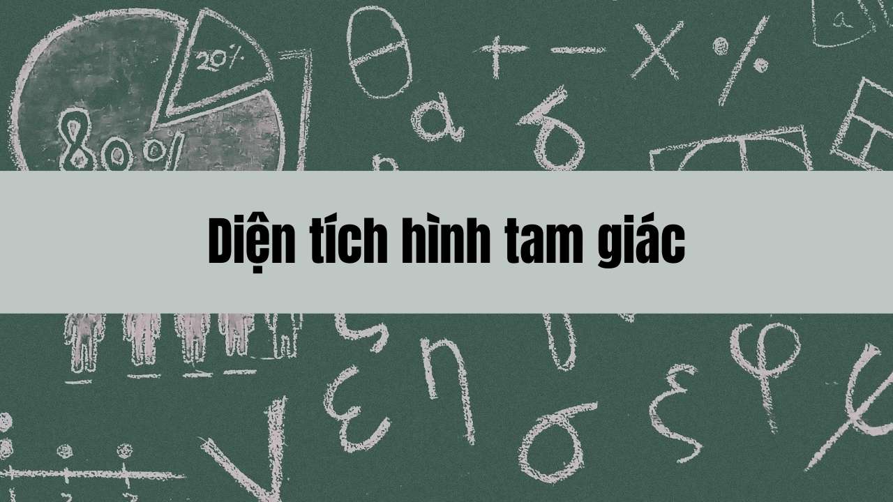 diện tích hình tam giác
