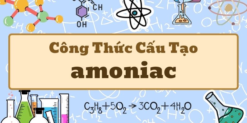 công thức cấu tạo của amoniac