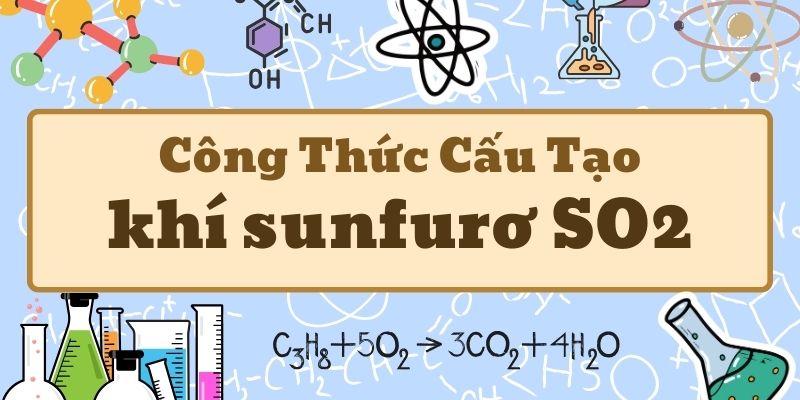 công thức cấu tạo của khí sunfurơ