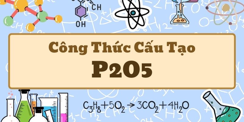 công thức cấu tạo của p2o5