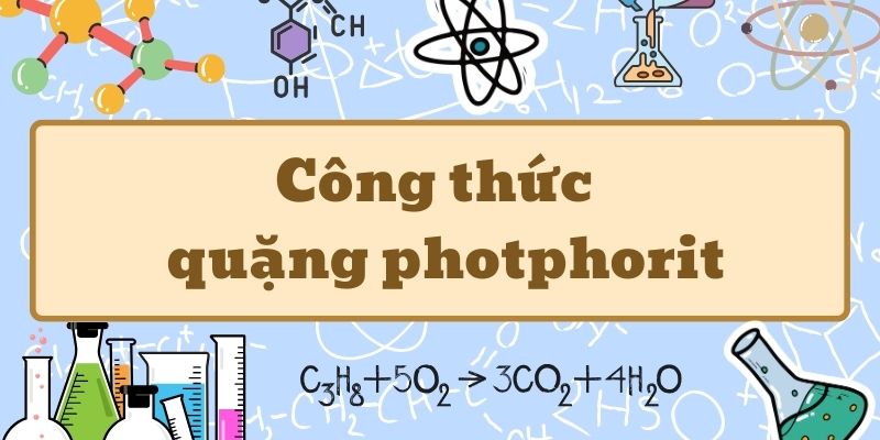 công thức cấu tạo của quặng photphorit