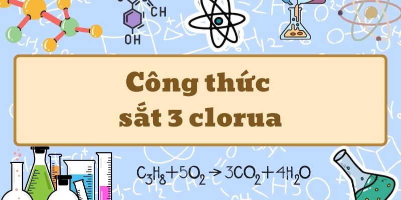 công thức cấu tạo của sắt 3 clorua