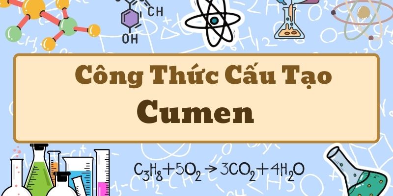 công thức cấu tạo cumen