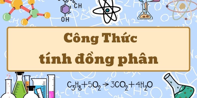 công thức tính đồng phân