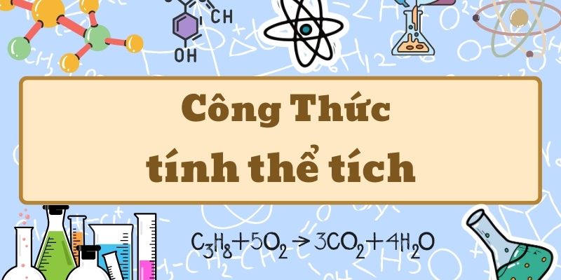 công thức tính thể tích