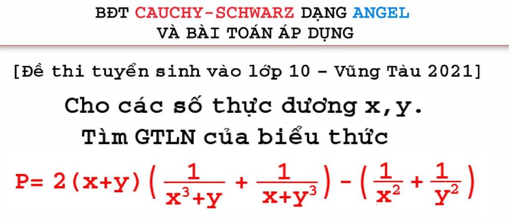 bất đẳng thức schwarz