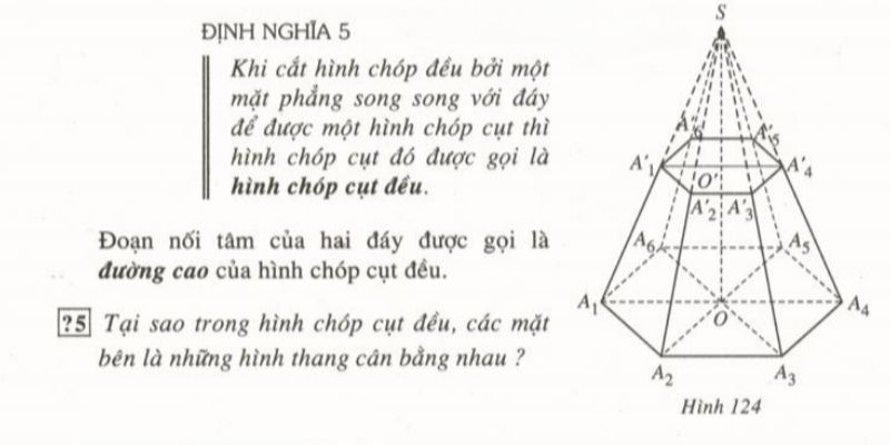 chu vi đáy hình chóp cụt