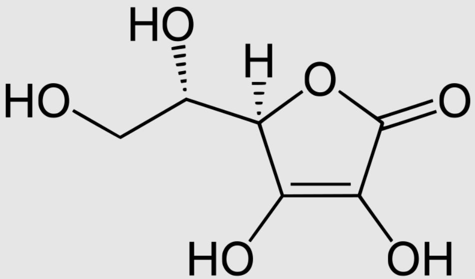 cấu trúc phân tử và thành phần hóa học của vitamin C