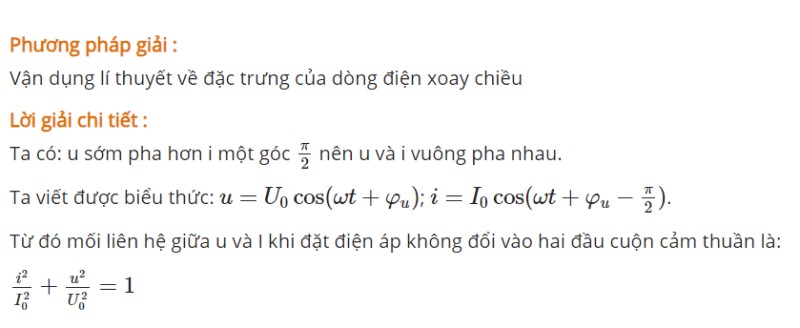 công thức tính cảm kháng số 3