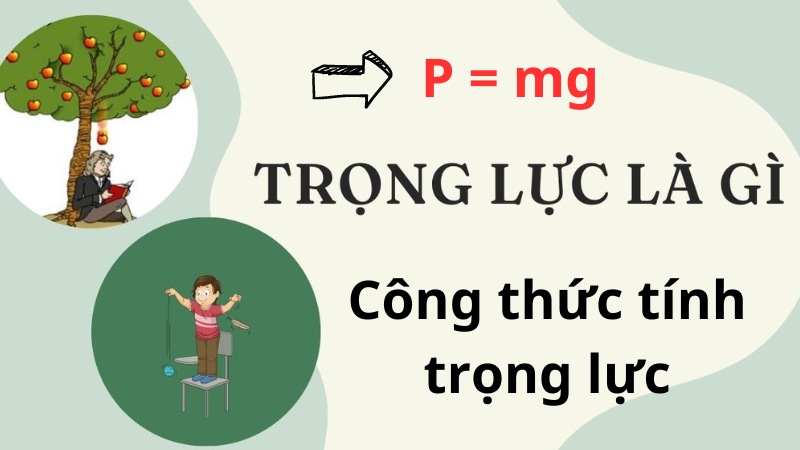 công thức tính trọng lực