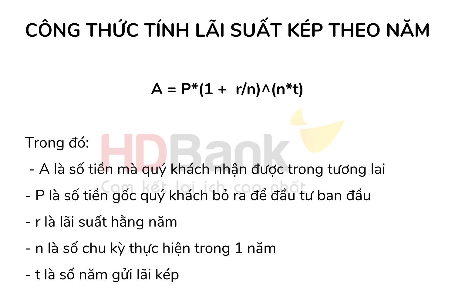 Hướng dẫn t&iacute;nh l&atilde;i k&eacute;p theo c&aacute;c khoảng thời gian kh&aacute;c nhau